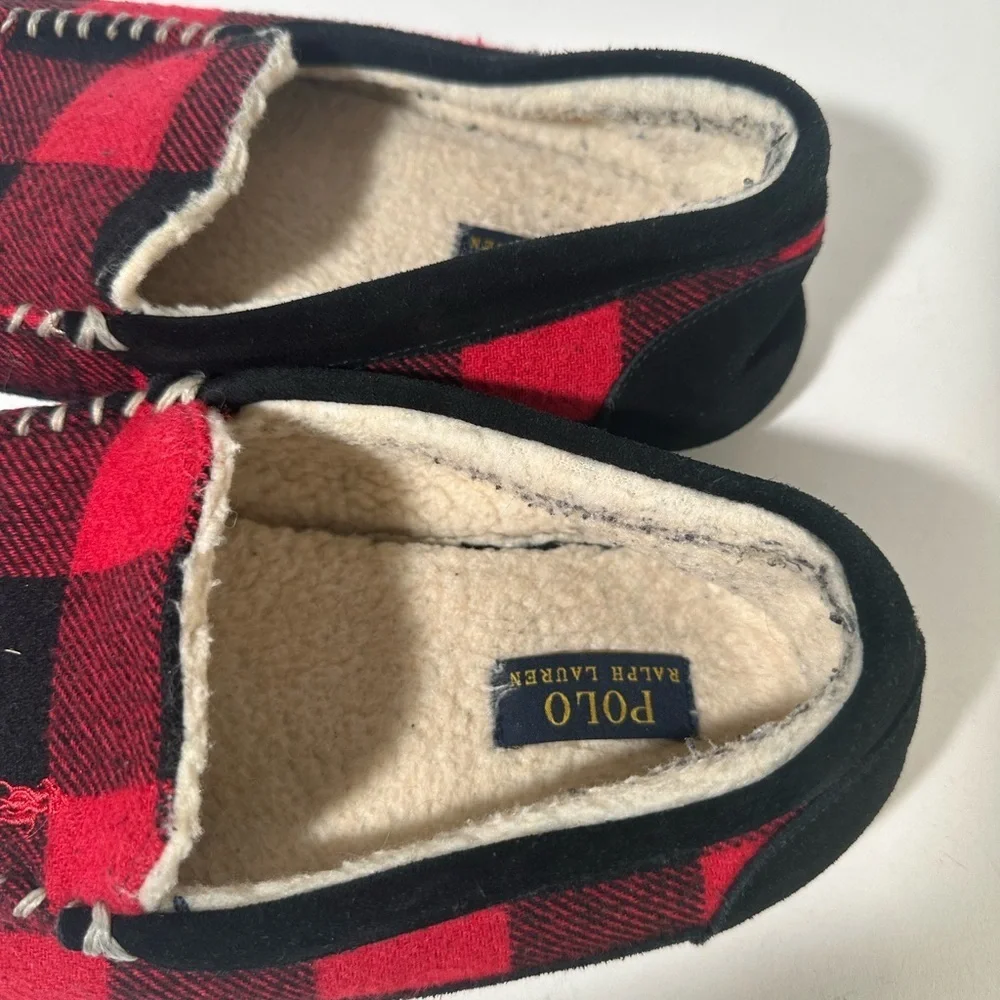 Polo Ralph Lauren Red and Black Loafers
